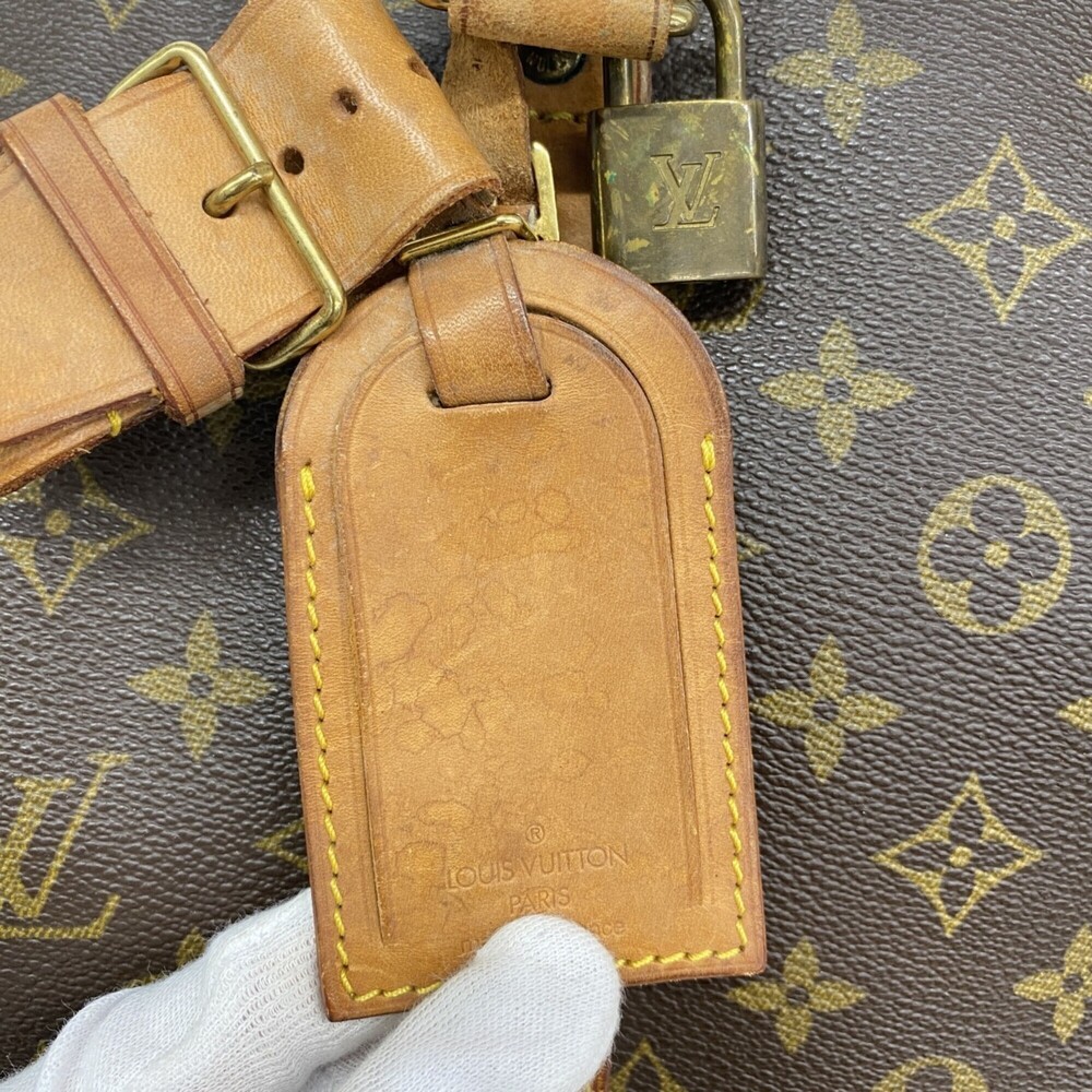 LOUIS VUITTON Brown Monogram Keepall 45 Boston Bag - Picture 12 of 13